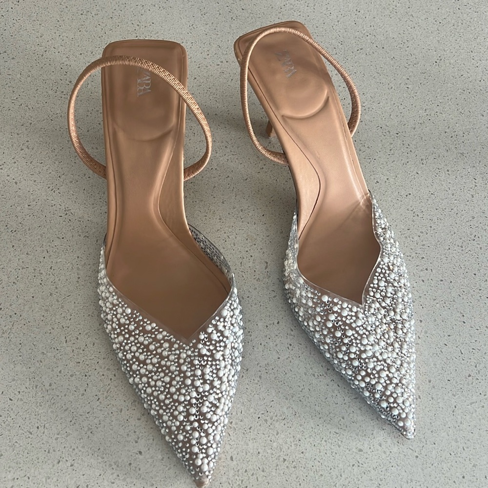 Zara Pearl Shoes